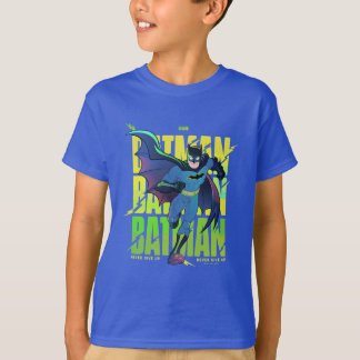Gib Batman nie auf, der mit Grafik läuft T-Shirt