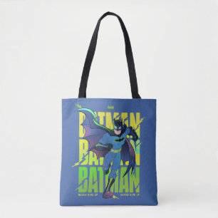 Gib Batman nie auf, der mit Grafik läuft Tasche