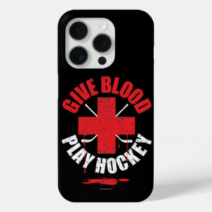 Gib Blut. Hockey spielen. iPhone-Gehäuse Case-Mate iPhone Hülle