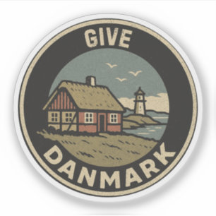 Gib, Dänemark Danmark  Aufkleber