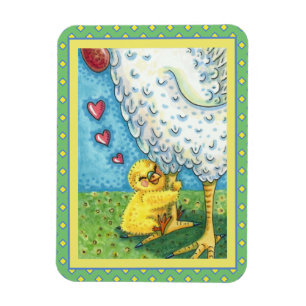 GIB DEIN MOMMA, NIEDLICH BABY CHICK LIEBEN MUTTER MAGNET