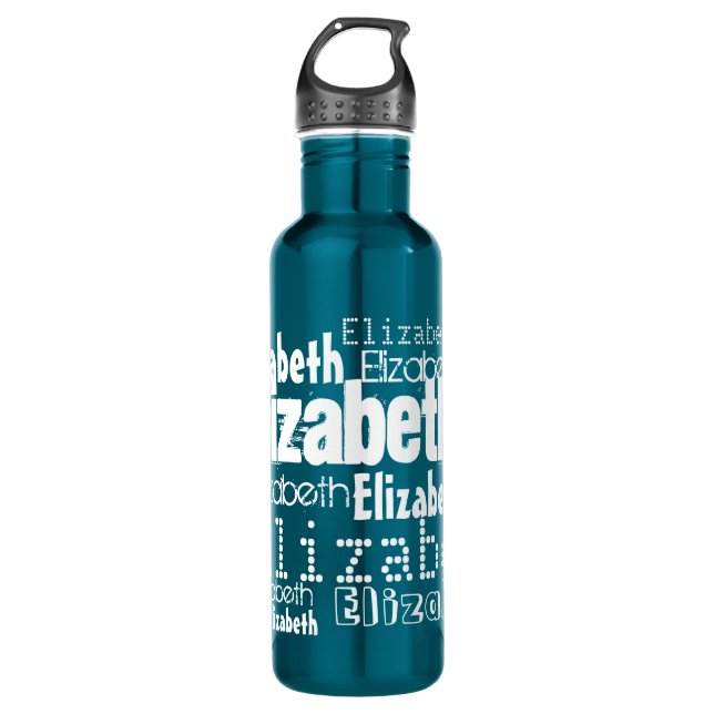 Gib deinen Namen drüber. Trinkflasche (Vorderseite)