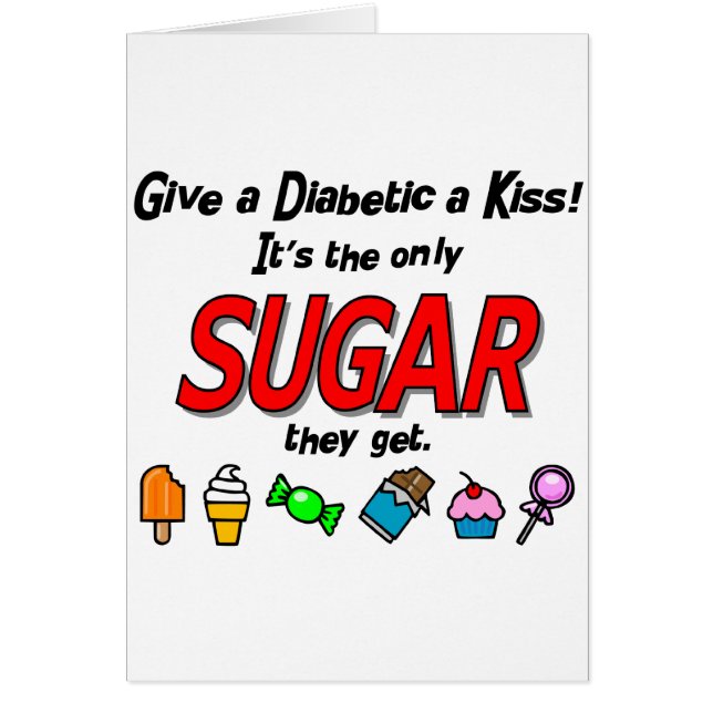 Gib Diabetiker einen Kuss (Vorne)