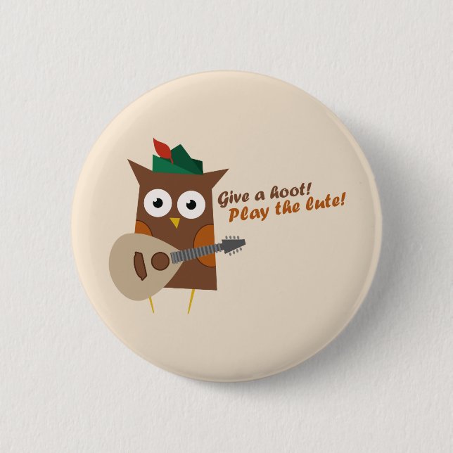 Gib ein Hoot! Spielen Sie die Laute Button (Vorderseite)