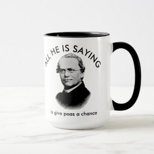 Gib Erbsen eine Chance Tasse