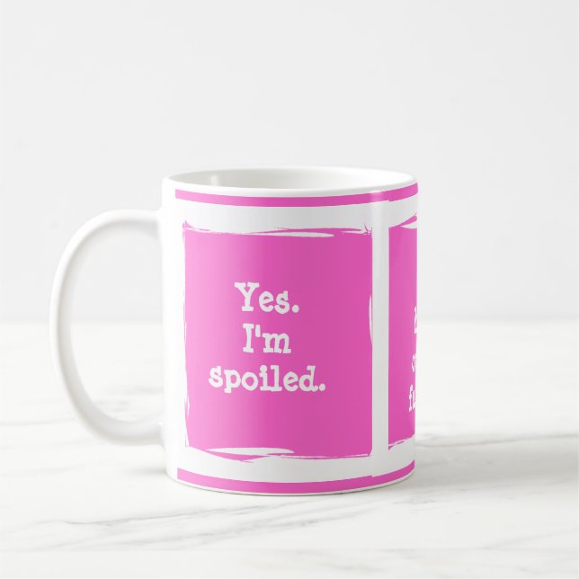 "Gib es der Geburtsordnung die Schuld." Passen Sie Kaffeetasse (Links)