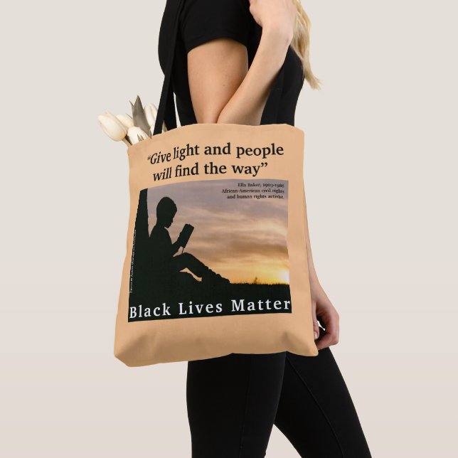Gib Licht, Ella Baker Zitat, Tasche (Von Nahem)