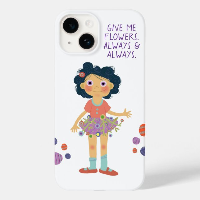 Gib mir Blume Case-Mate iPhone 14 Hülle (Rückseite)