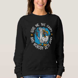 Gib mir die Chips und niemand wird verletzt Seabir Sweatshirt