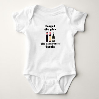 Gib mir die ganze Flasche| Wein Baby Strampler