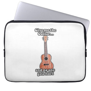 Gib mir die Gitarre, und niemand wird verletzt. Vi Laptopschutzhülle