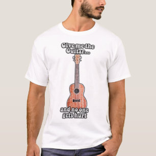 Gib mir die Gitarre und niemand wird verletzt. vin T-Shirt