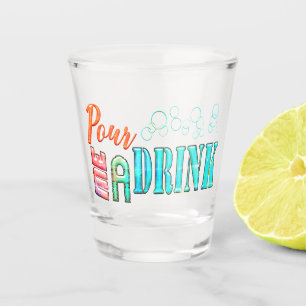 Gib mir einen Drink Alkohol Cocktail Retro-Bar Schnapsglas