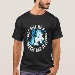 Gib mir einfach einen Cupcake und Forschung Diabet T-Shirt