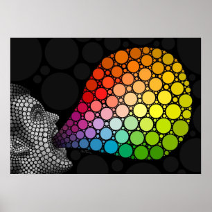 Gib mir Farben Poster