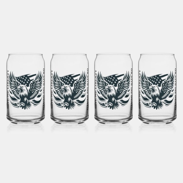 Gib mir Freiheit oder gib mir das Set des Toten Tr Dosenglas (Vorderseite)