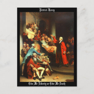 "Gib mir Freiheit oder gib mir den Tod!" Postkarte