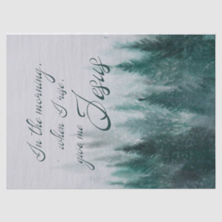 Gib mir Jesus Pine Tree Seidenpapier