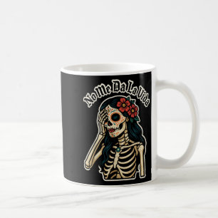 Gib mir nicht das Leben Zucker-Schädel-Humor-Zitat Kaffeetasse