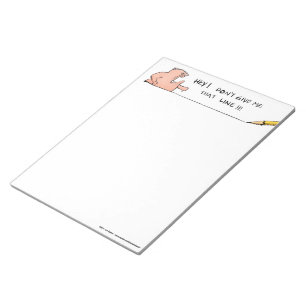 Gib mir nicht diese Zeile Notiz-Scratch Pad Notizblock
