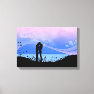 Gib mir Schmetterlinge Leinwanddruck