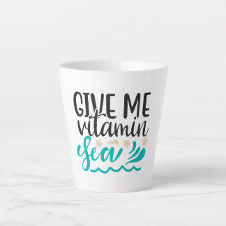Gib mir Vitamin Meer Milchtasse