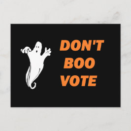 Gib nicht Boo an! -Postkarte Postkarte