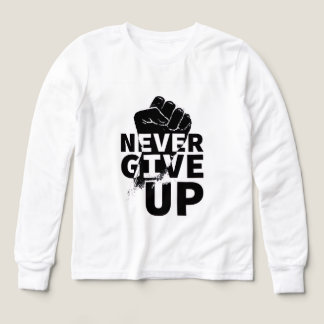 Gib Nie Auf – Motivationszitat-Design
