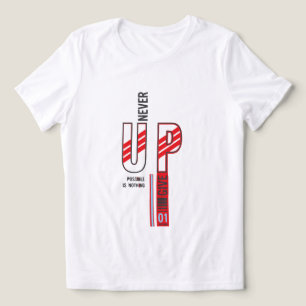 Gib nie auf Tri-Blend shirt