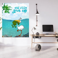 Gib nie Froschvogel auf