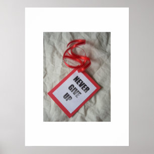 Gib nie Poster auf