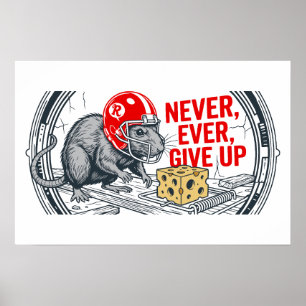 Gib niemals auf 2 poster