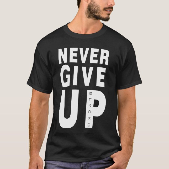 Gib niemals auf, Mohammed Salah, Champions League T-Shirt (Vorderseite)