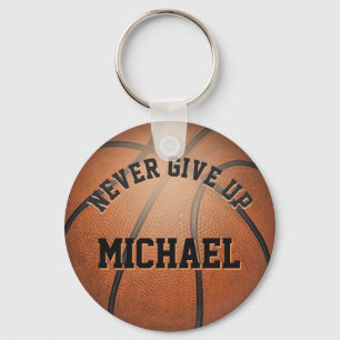 Gib niemals den Basketball-Schlüsselanhänger auf! Schlüsselanhänger