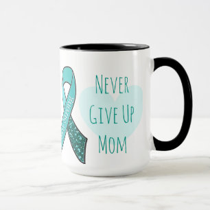 Gib niemals die Mama auf, Ovarialkarzinom Kaffeeko Tasse