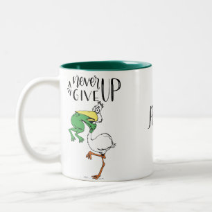 Gib niemals die Tasse auf