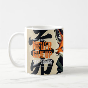 Gib niemals die Tasse auf - "Ich laufe auf Koffein