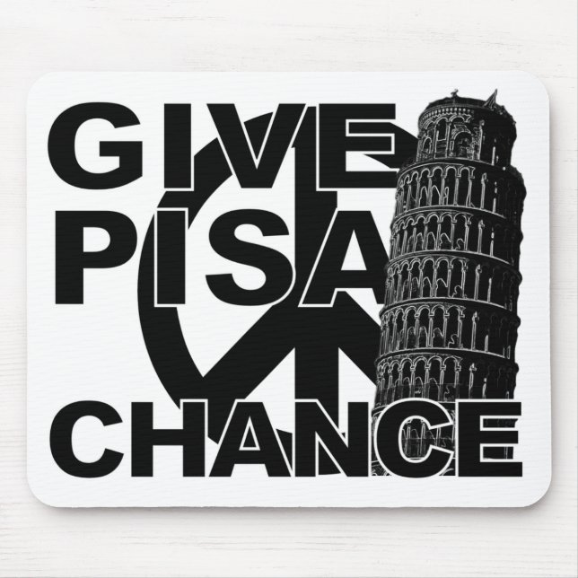 Gib Pisa Chance mousepad (Vorne)