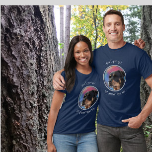 Gib Rottweiler Classic Round nicht auf T-Shirt