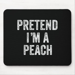 Gib vor, ein Pfirsich-Frucht-Geschenk-Halloween-Sh Mousepad