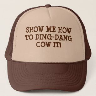 GIBBERISH HAT - DING DANG COW IT! TRUCKERKAPPE