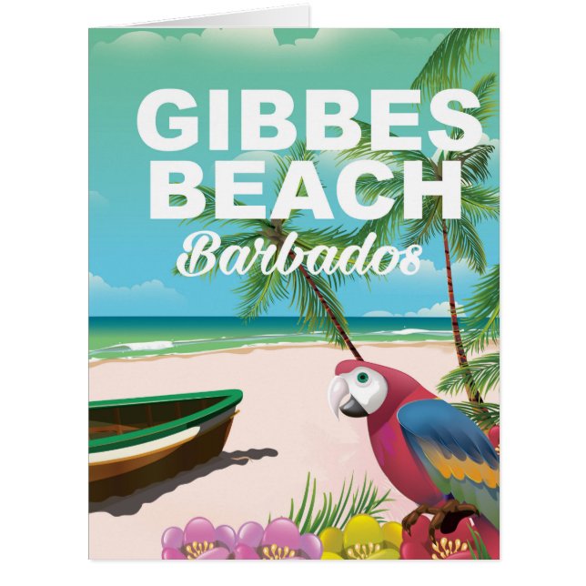Gibbes Beach Barbados Urlaubsposter (Vorderseite)