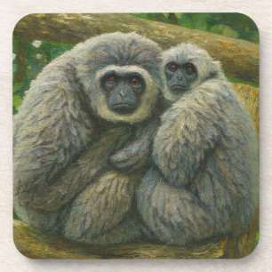 Gibbon Companies - Emotional Wildlife Portrait Getränkeuntersetzer