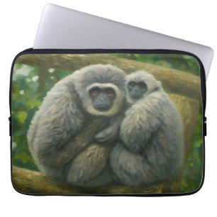 Gibbon Companies - Emotional Wildlife Portrait Laptopschutzhülle