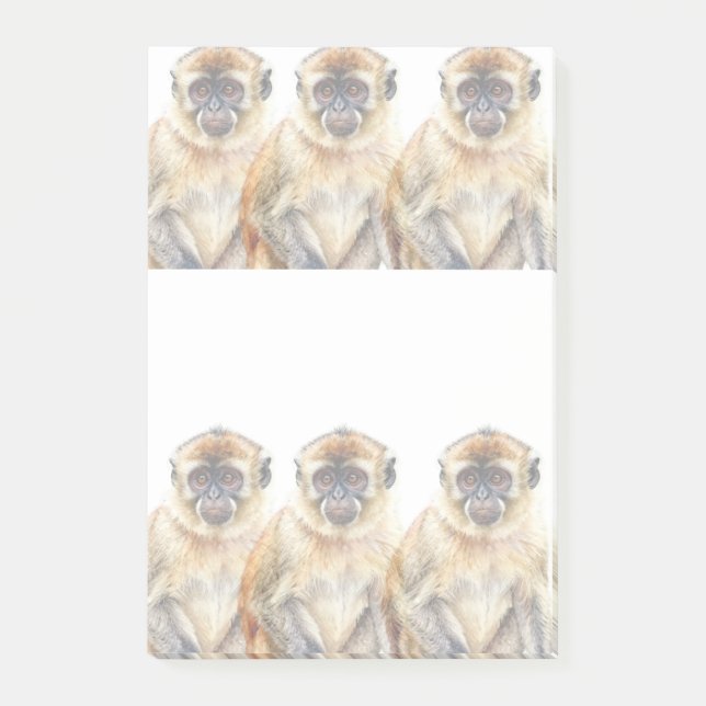 Gibbon Post-it Klebezettel (Vorderseite)