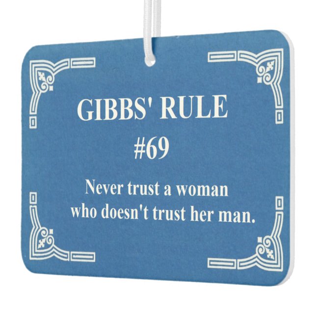 Gibbs' Regel 69 Autolufterfrischer (Links)