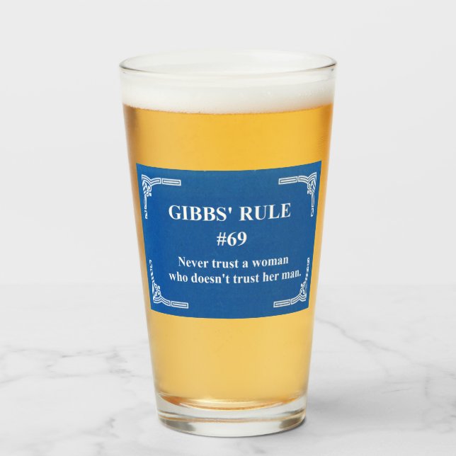 Gibbs' Regel 69 Glas (Vorne (Gefüllt))