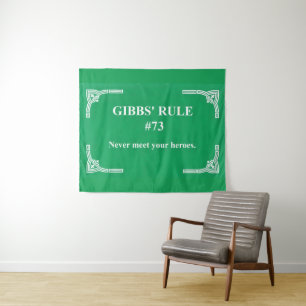 Gibbs' Regel 73 Wandteppich