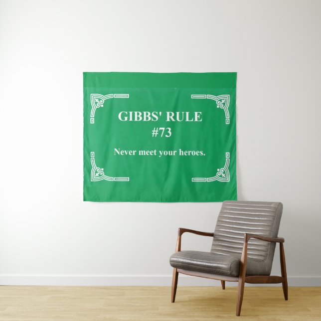 Gibbs' Regel 73 Wandteppich (Beispiel (Horizontal))