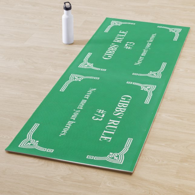 Gibbs' Regel 73 Yogamatte (Beispiel)
